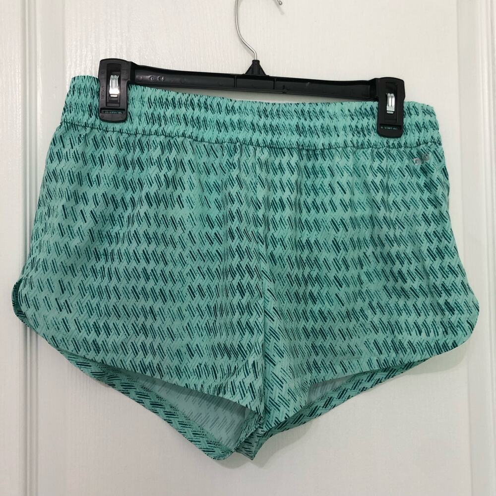 DSG Women's Mid Rise Stride‎ Shorts Small Green Lightweight Activewear Athletic
